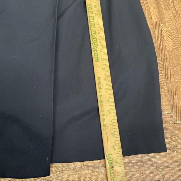 J. Peterman Lightweight Navy Wool Point Collar Single Button Coat Size‎ 10 - Picture 9 of 10